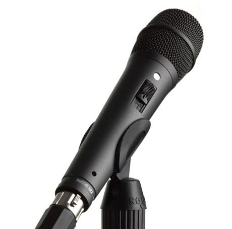 RODE M2 handheld condenser microphone for live vocals use