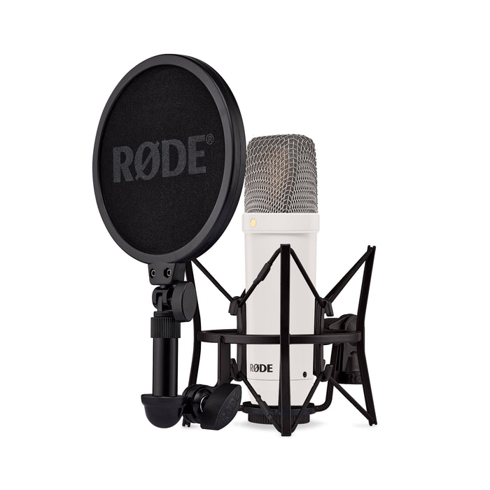 Versatile NT1 studio microphone known for its silky, warm sound, exceptional low noise (4 dBA) and high SPL handling.
