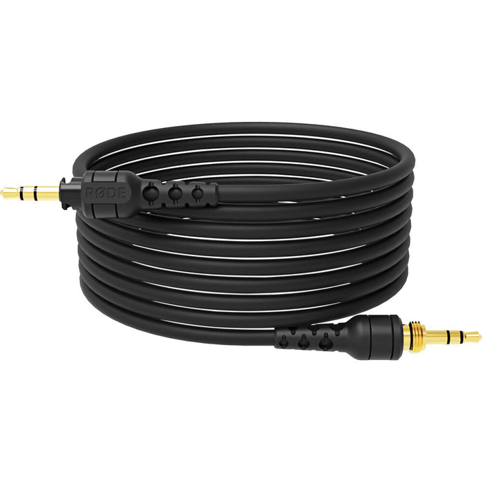 Compliment your RODE NTH-100 Professional Headphones with a black NTH 2.4 m cable. Designed for content creators, podcasters and streamers.