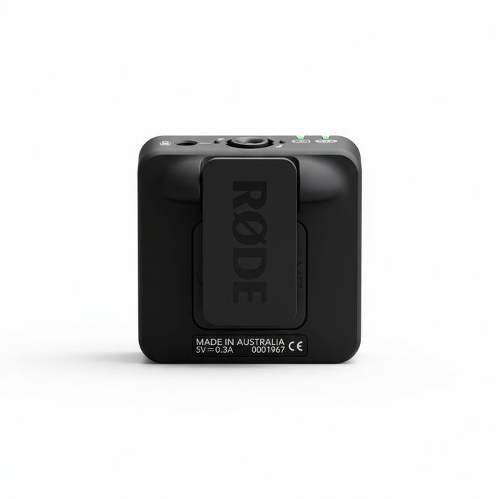 RODE Wireless ME TX Transmitter — compact clip-on wireless microphone transmitter for Wireless ME system.