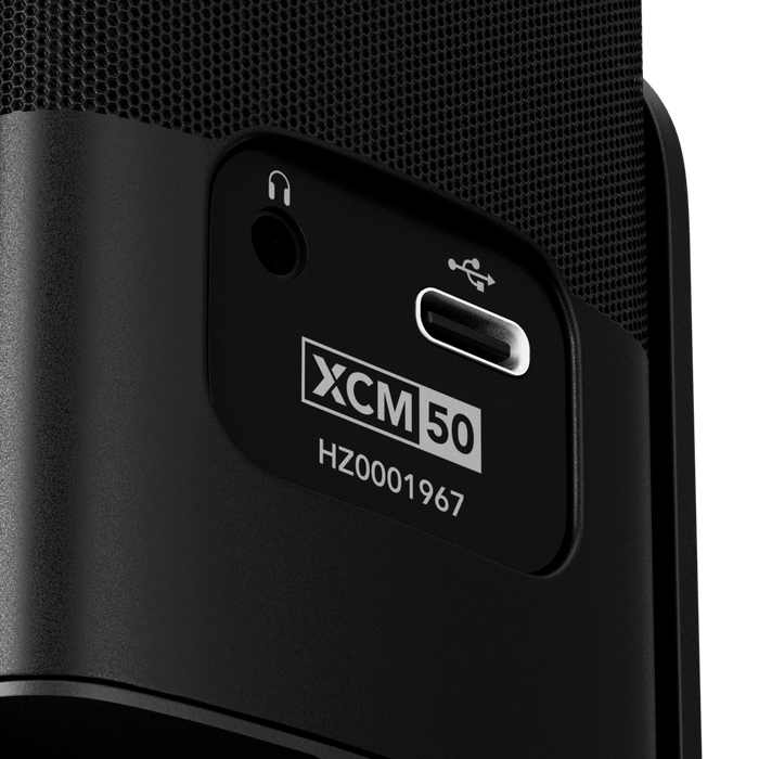 RODE X XCM-50 Compact USB-C Microphone for professional streaming, podcasting, and voice recording.