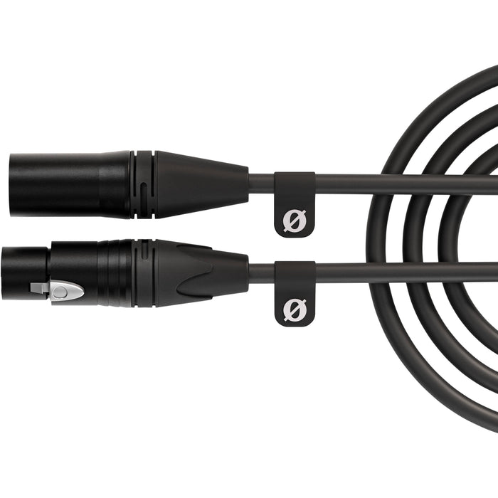 XLR cable for microphones, mixers, and audio gear, providing low-noise signal transfer.