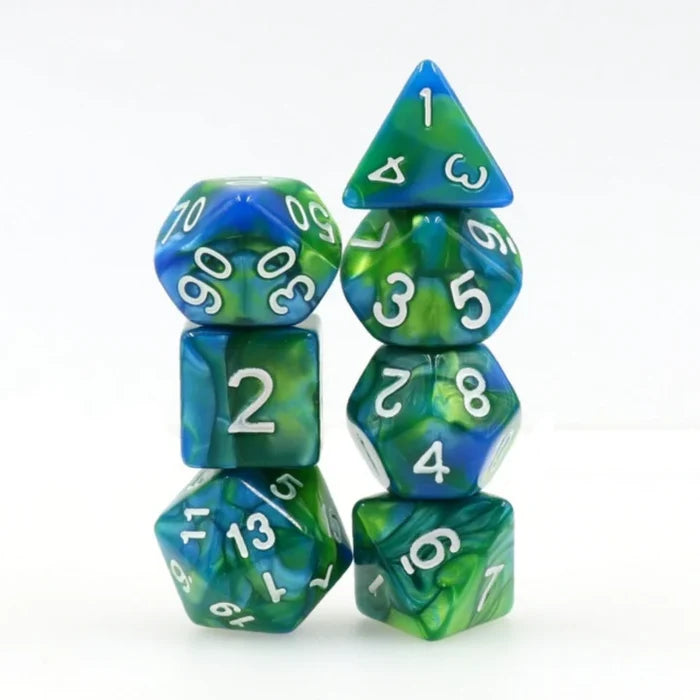 RPG Dice Set: Planet Earth