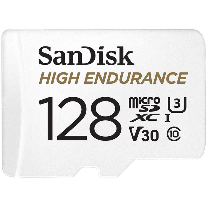 High-endurance 128GB microSD for dash cams and monitoring