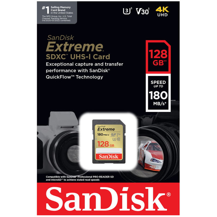 SanDisk 32GB Extreme SD Card 170MB/s is a timesaving SD card. It ensures the safety of your work with data recovery software that lets you restore lost images