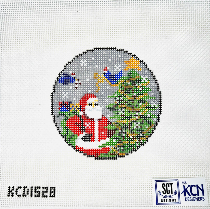 Santa and Birds Round