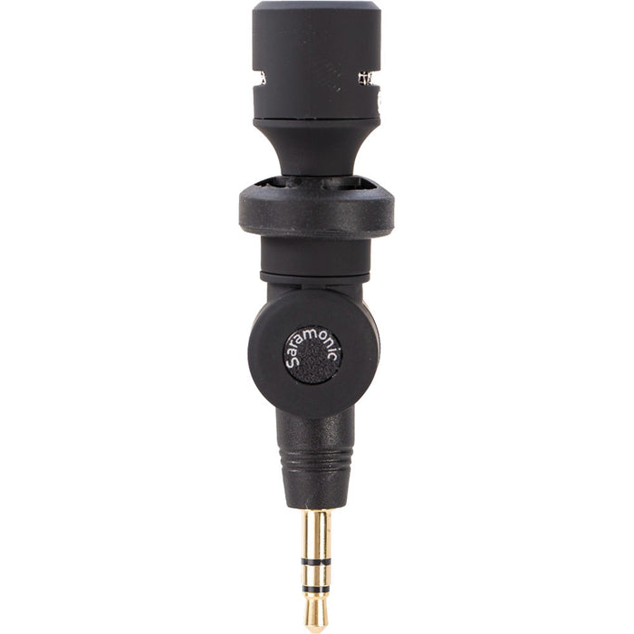 The Saramonic Ultra Compact Mic SR-XM1 provides clear broadcast sound for cameras and mobile devices. Ideal for vlogging, journalism, and more.