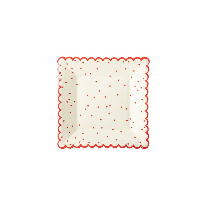 Scalloped Heart Plate