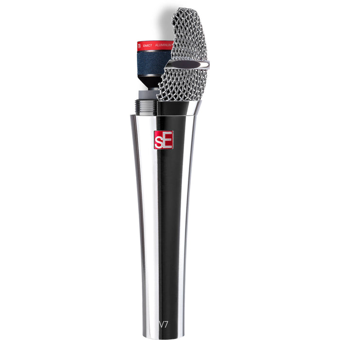 sE Electronics V7 Chrome dynamic handheld microphone with supercardioid polar pattern