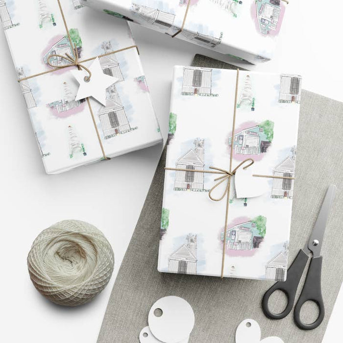 Seaside Wrapping Paper