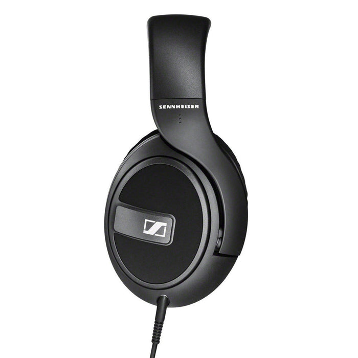 Sennheiser HD 569 wired headphones with closed-back design, plush ear pads, and dual detachable cables.