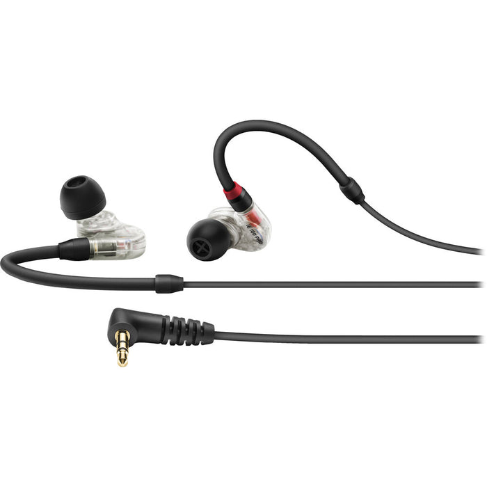 Sennheiser IE 100 PRO earphones with noise attenuation.