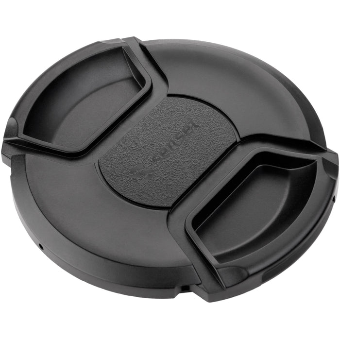 Sensei center pinch snap-on lens cap for dust and scratch protection