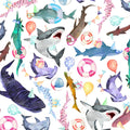 Shark Party Gift Wrap