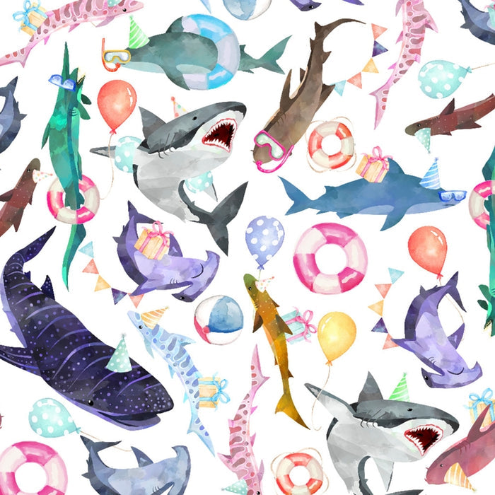Shark Party Gift Wrap
