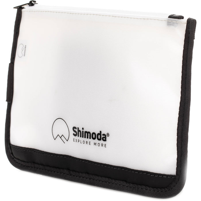 Shimoda Designs Travel Pouch Black with two zippered TPU sleeves