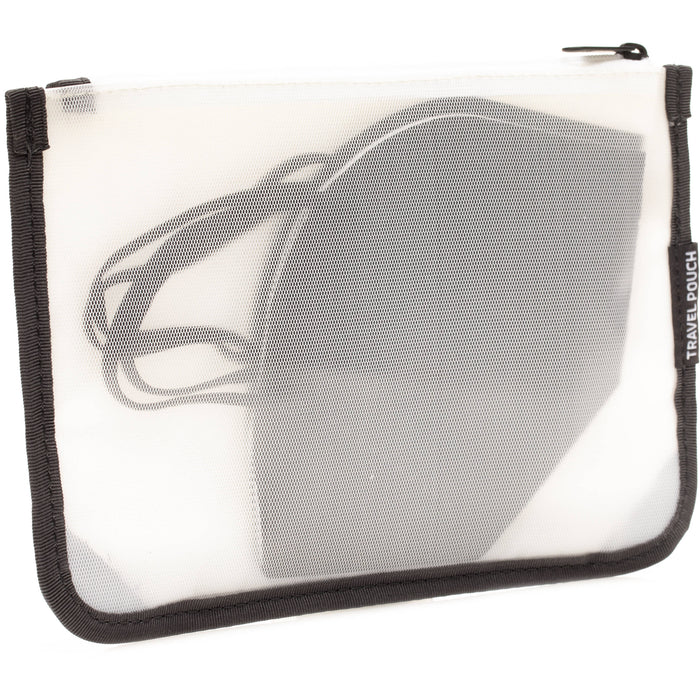 Shimoda Designs Travel Pouch Black with two zippered TPU sleeves