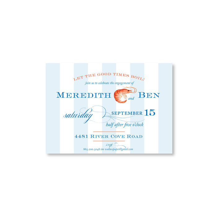 Shrimp Boil Invitations