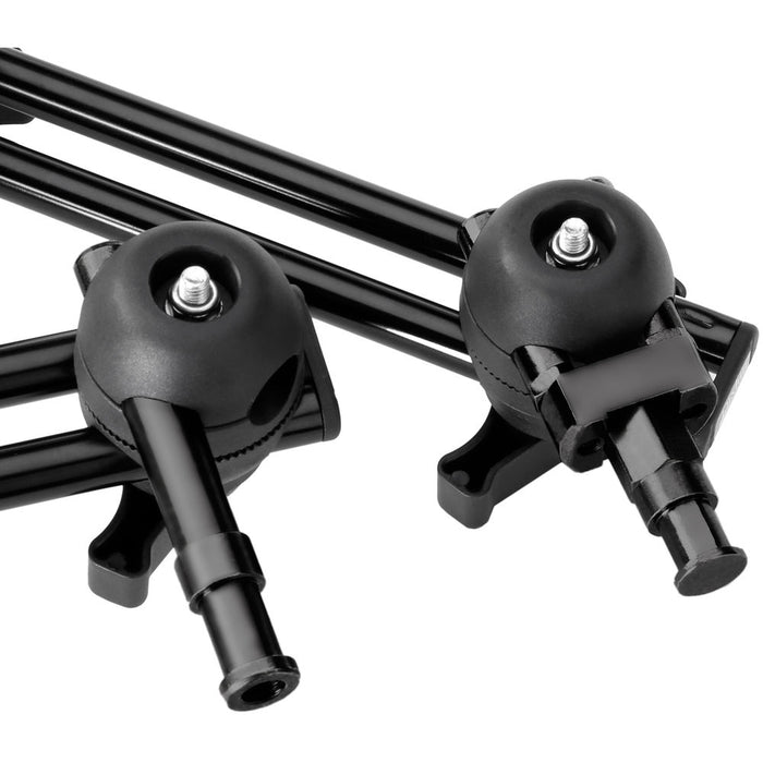 Sky Double Articulated Arm (2-Section) for lighting and camera accessories on white background.