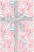 Snowy Trees Gift Wrap