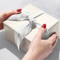 Solid Metallic Gift Wrap