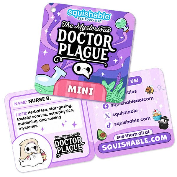 Squishable - Mini Botanical Plague Nurse Plush