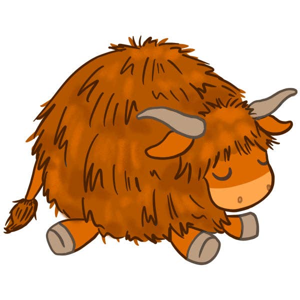 Squishable - Mini Highland Cow Plush