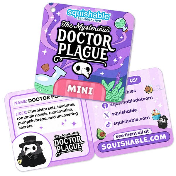 Squishable - Mini Pirate Plague Doctor Plush