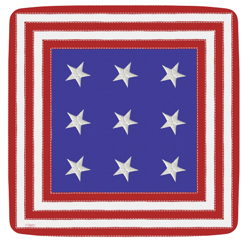 Star Spangled Salad / Dessert Plates