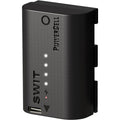 SWIT LP-E6P replacement battery with USB-C charging and 4-LED indicators