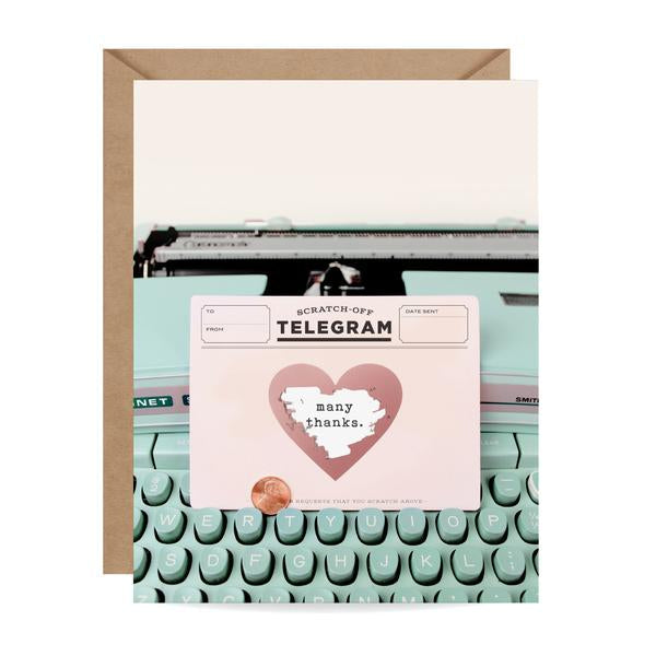 Telegram Scratch-Off Card