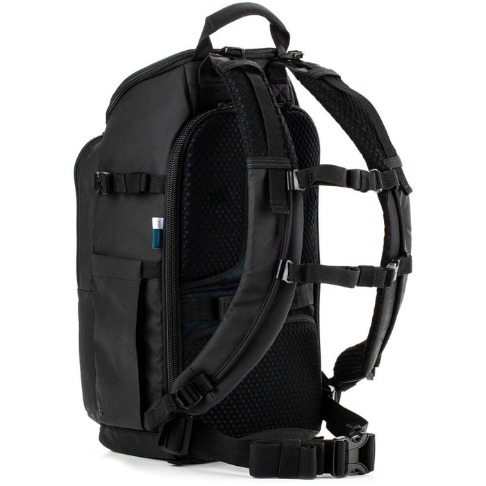 Tenba Axis V2 16L black camera backpack back view