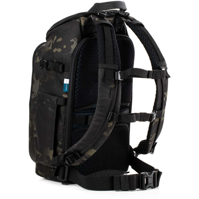Tenba Axis V2 16L MultiCam Black backpack back view