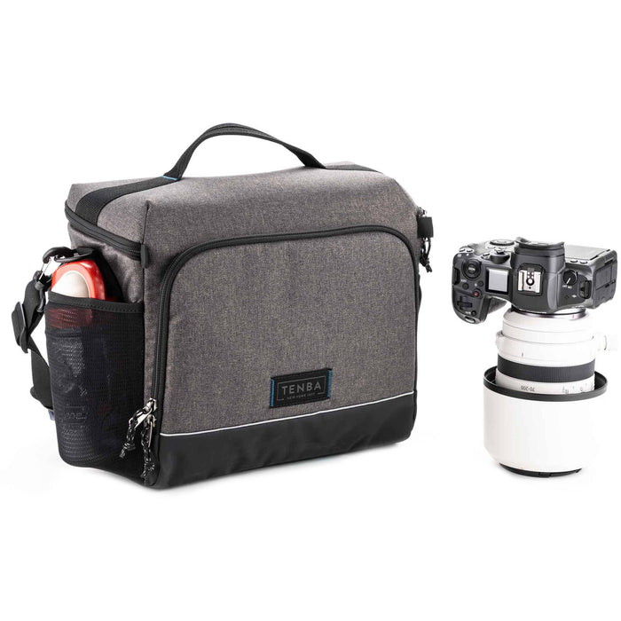 Tenba Skyline V2 Shoulder Bag 13 in grey for DSLR or mirrorless camera with accessories