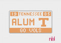 Tennessee Alum License Plate