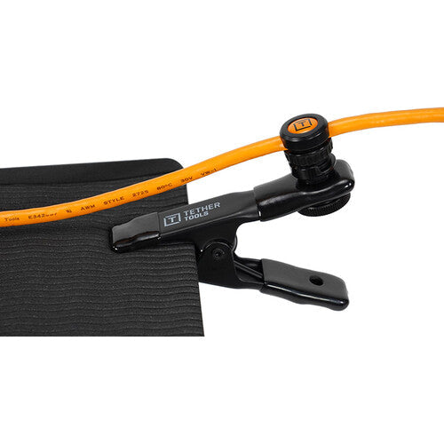 Tether Tools TetherGuard Thread Mount Support with magnetic quick-release on white background.