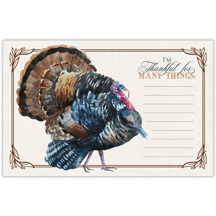 Thankful Turkey Placemats