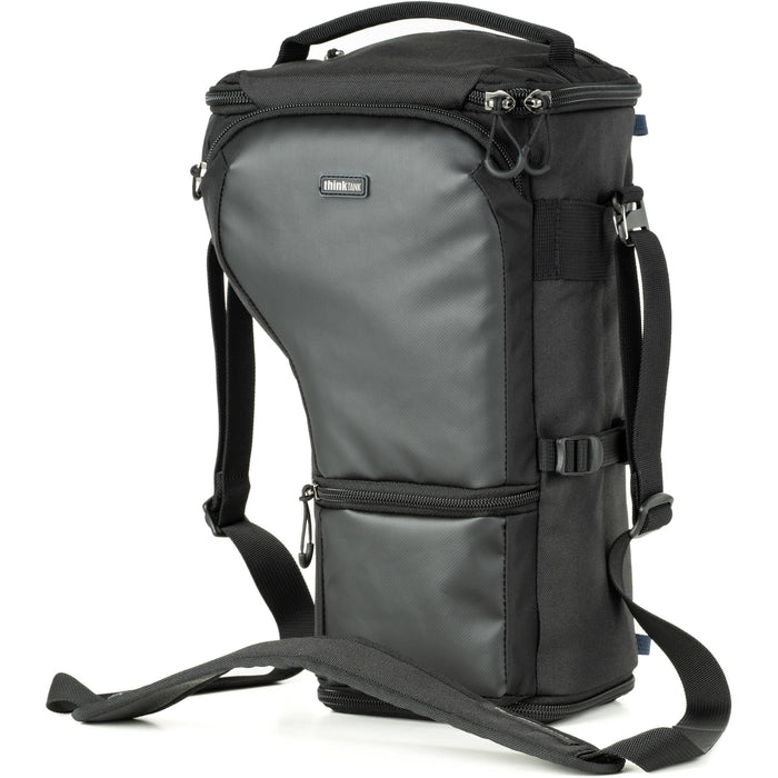Think Tank Digital Holster 30 V3 camera bag with quick-access lid, belt attachment, and rain protection.