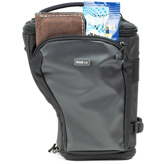 Think Tank V3 Digital Holster 40 Large camera bag with quick-access lid, belt attachment, and weatherproof design.