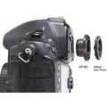 The Think Tank EP-NSI eyepiece offers a precise and reliable way to preserve full weather protection for your flagship Nikon DSLR when using Hydrophobia rain covers.