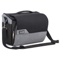 Think Tank Photo Mirrorless Mover 30 camera shoulder bag, flip-top lid with magnetic closure, multiple pockets, padded interior with adjustable dividers for mirrorless camera and lenses, rain cover included