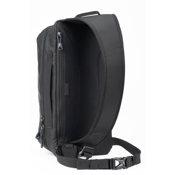PressPass Sling Bag with removable insert, grab handle, and rain cover for easy camera access.