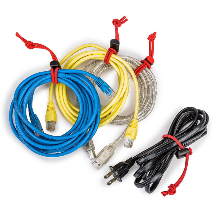 Think Tank Red Whips V2.0 adjustable elastic cable ties for organising cables