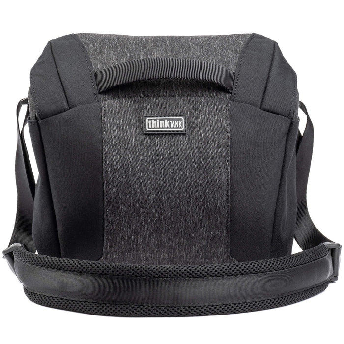 Think Tank SpeedTop 10 — compact crossbody camera bag with magnetic top lid and adjustable strap.