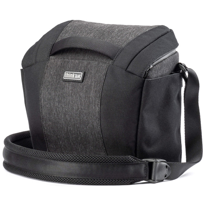 Think Tank SpeedTop 10 — compact crossbody camera bag with magnetic top lid and adjustable strap.