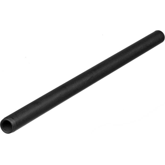 Tilta 15 mm aluminum rod (200 mm), black anodized with female threads and chamfered end.