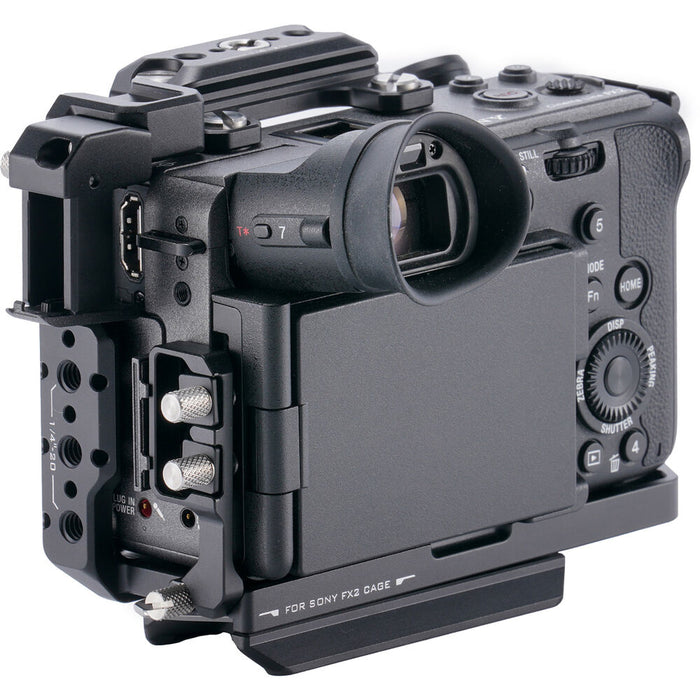 Sony FX2 modular camera cage with ARCA bottom plate