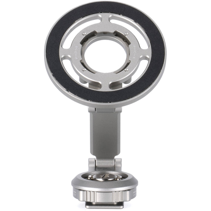 Tilta Magnetic Articulating Mounting Kit with MagSafe, dual-axis arm, Cold Shoe and 1/4"-20 mounts.