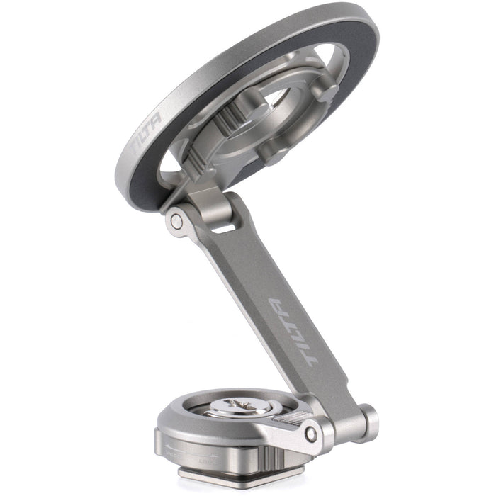 Tilta Magnetic Articulating Mounting Kit with MagSafe, dual-axis arm, Cold Shoe and 1/4"-20 mounts.