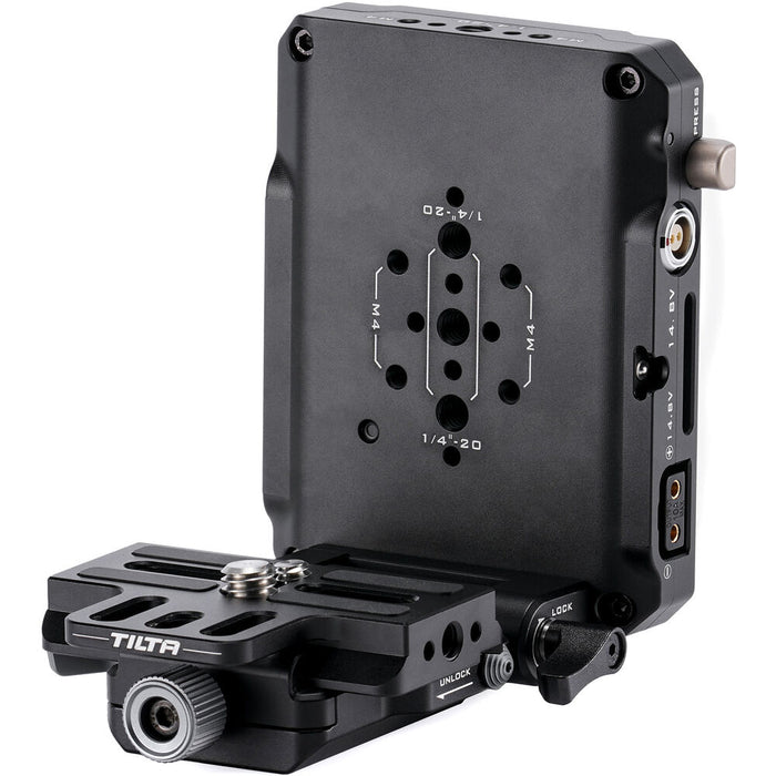 V-Mount battery plate with Arca quick release and outputs